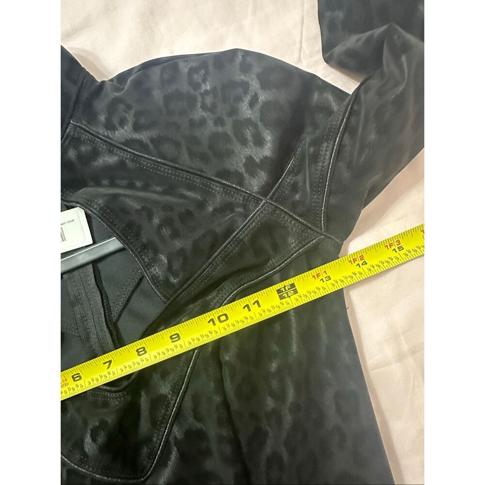 NWT Trashy Matte Black Leopard Print Widow Catsui… - image 6